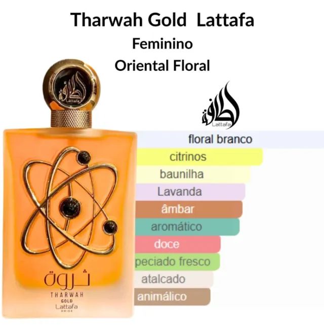 Perfume Tharwah Gold Lattafa Original - Foto 2