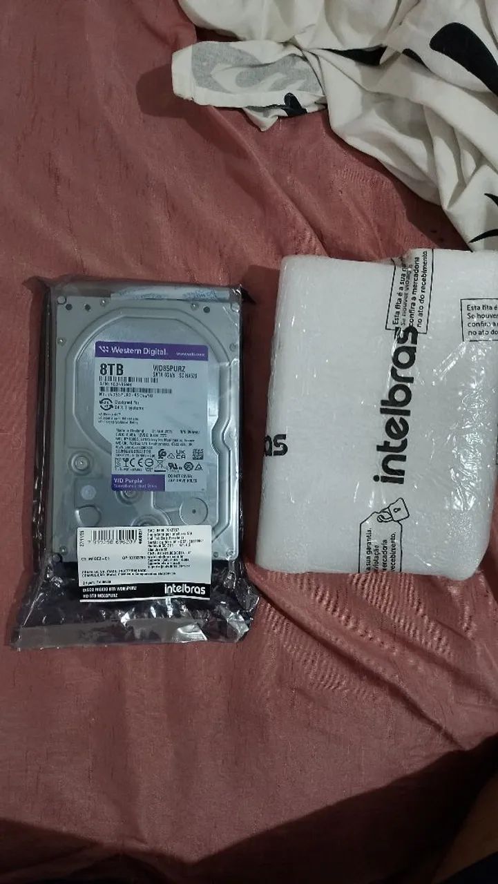 Hd WD purple 8TB novo - Armazenamento - Granja Portugal, Fortaleza