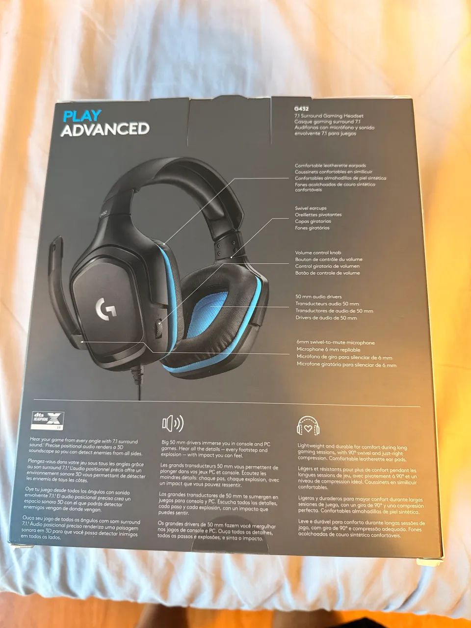 Headset gamer g432 logitech - Foto 2