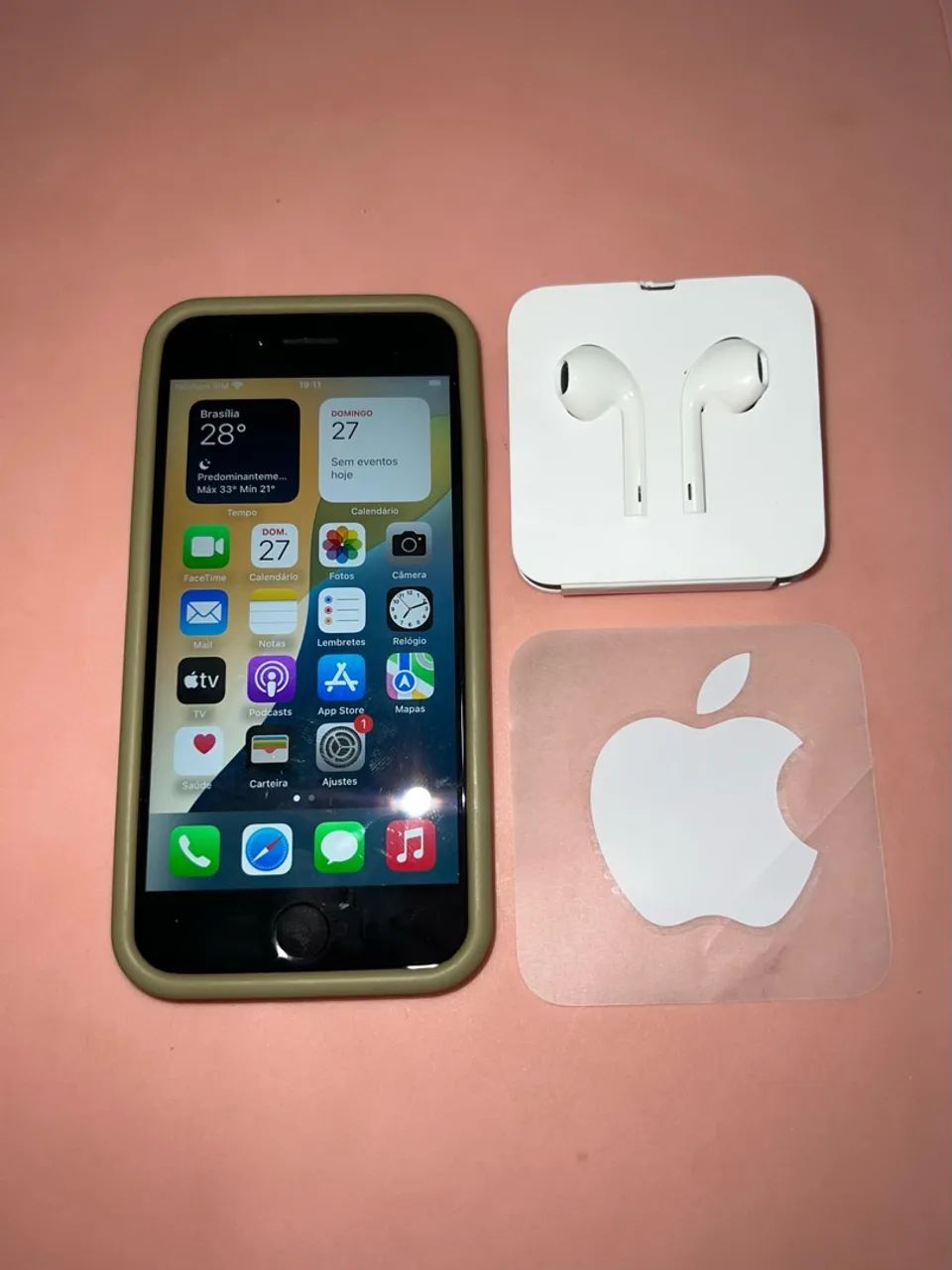 IPHONE SE 3 geração 64g POUCO USO - Foto 3
