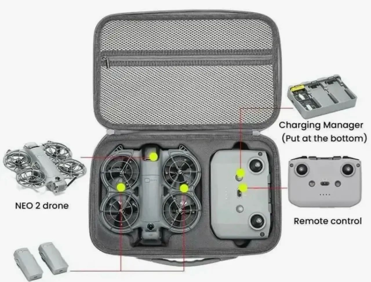 Case drone DJI neo 2