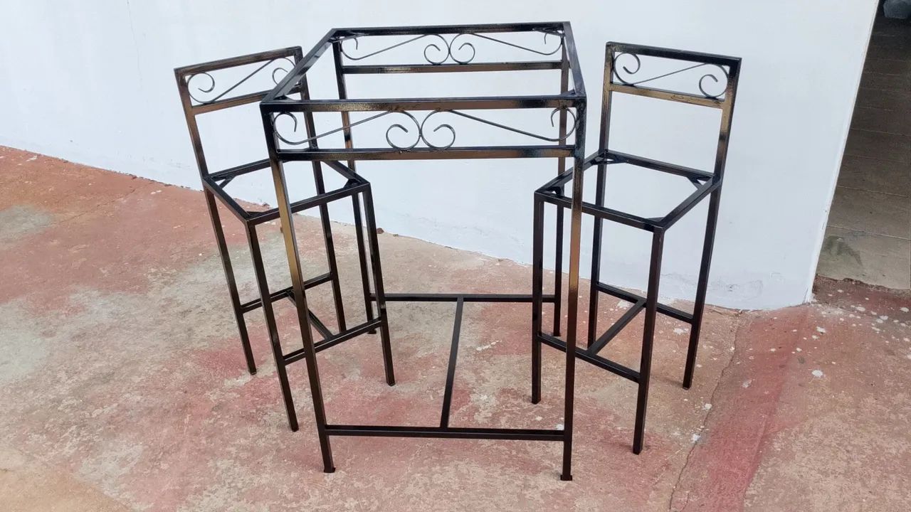 Mesa bistrô com duas banquetas ,  - Foto 4