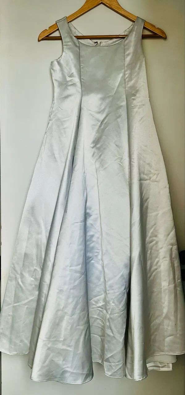 Vestido branco tamanho 12/10 - Foto 2