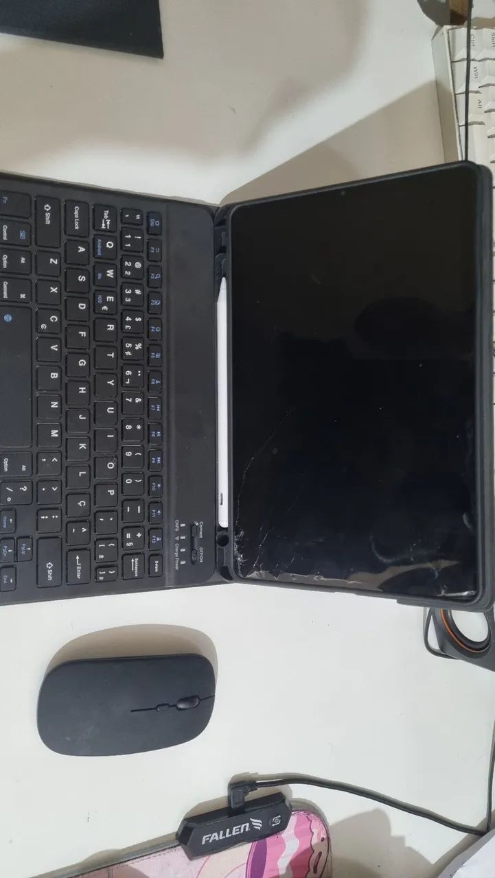 Samsung  Tab S6 Lite c/Canetinha + Mouse e teclado + 2 Capinhas - Foto 2