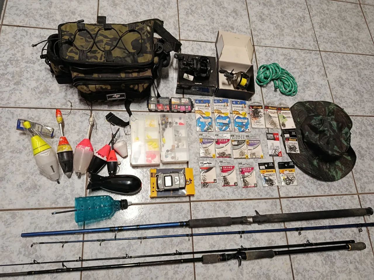 Itens para pesca