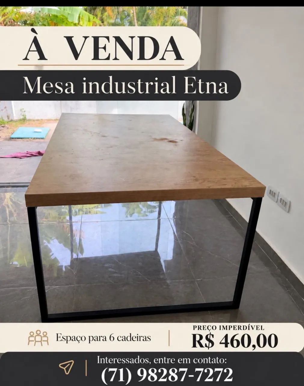 Mesa industrial 