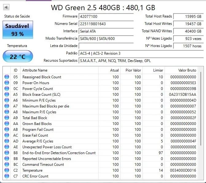 SSD WD GREEN 480GB - Foto 3