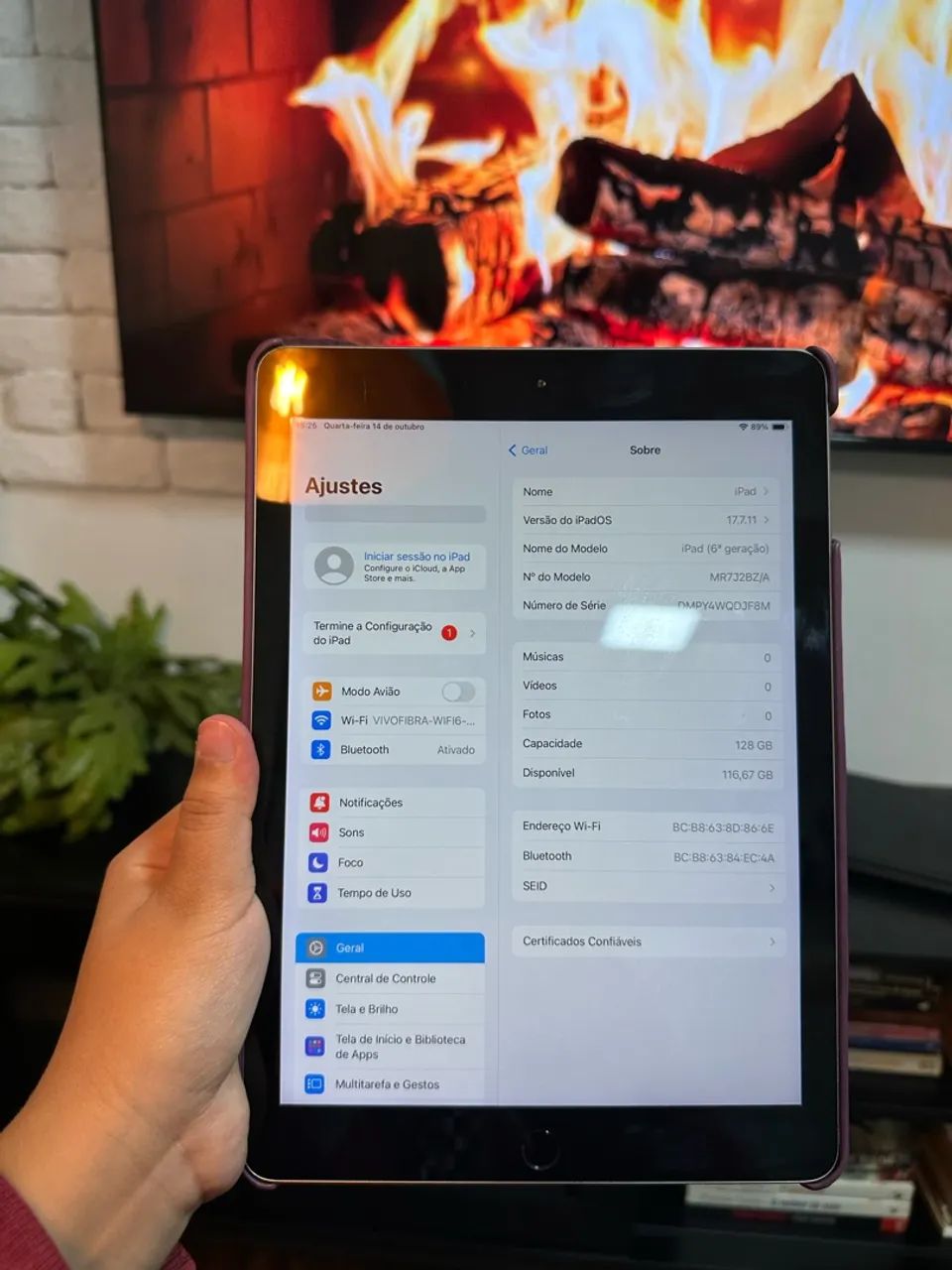 iPad 6ª 128gb + Apple Pencil Original  - Foto 4