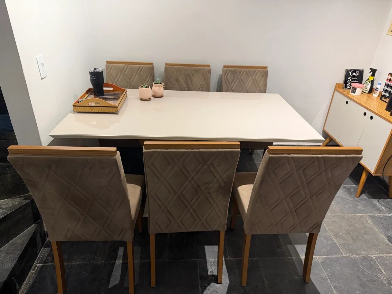Mesa jantar com 6 cadeiras - Foto 2