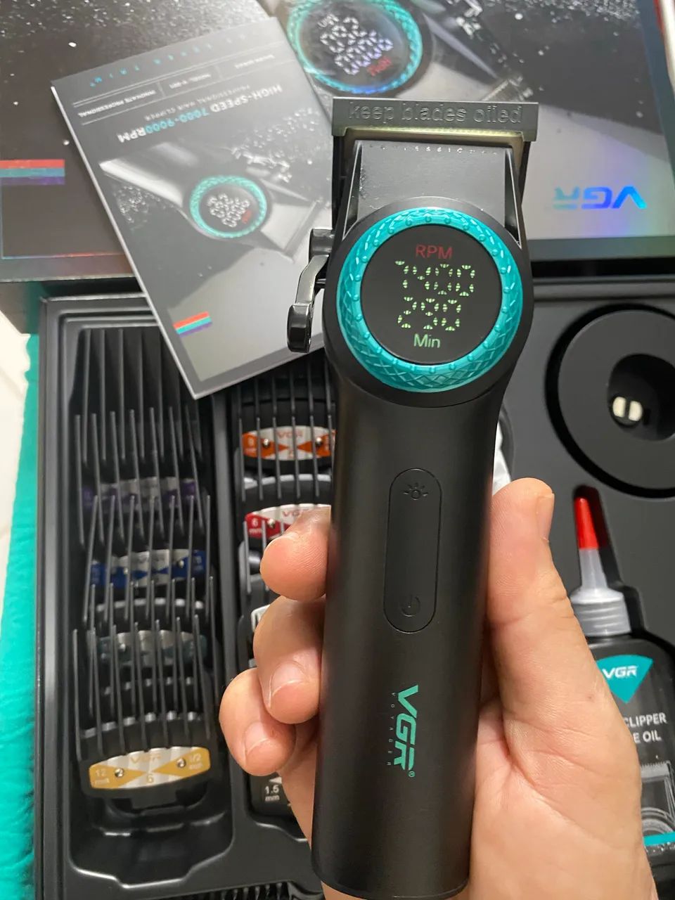 Máquina VGR Profissional Estojo Lacrado Rpm 9000 - Foto 4