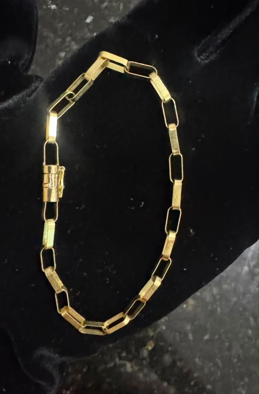 Ouro pulseira 18k - Foto 2