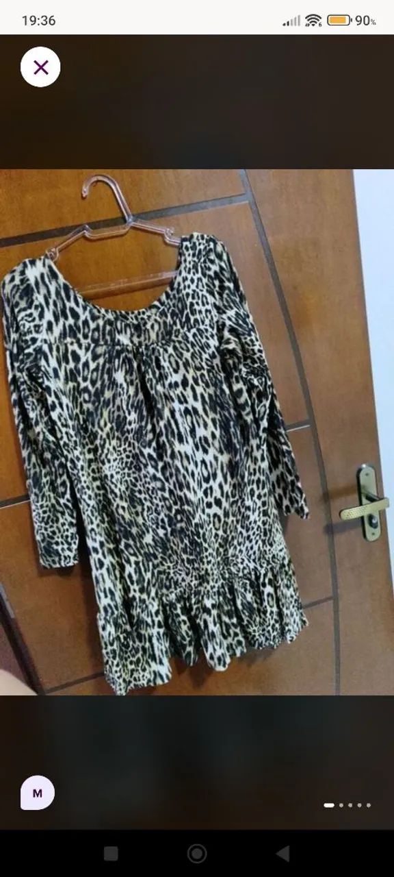 Vestido AnimalPrint marca Arco Iris M