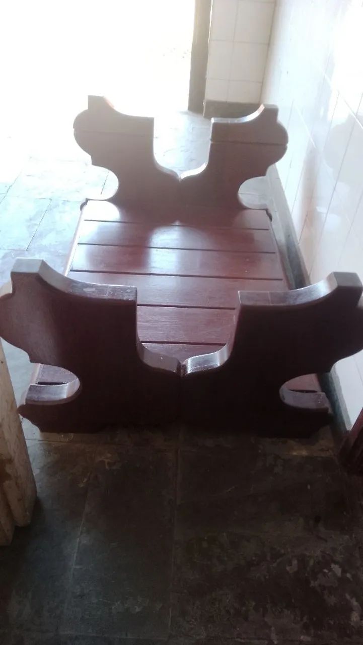 Mesa de Centro Madeira Maciça Robusta  - Foto 4
