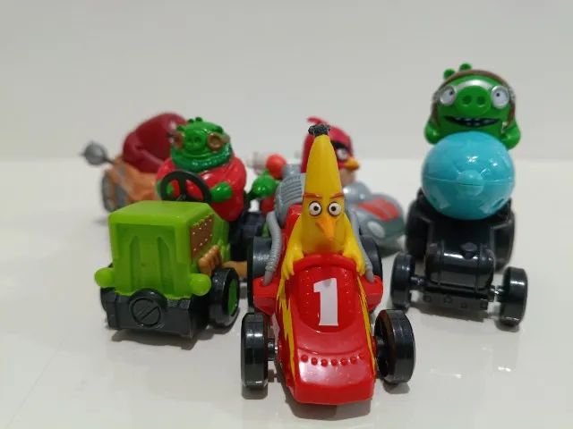 Kit 5 carrinhos Angry Birds 2 - Foto 4