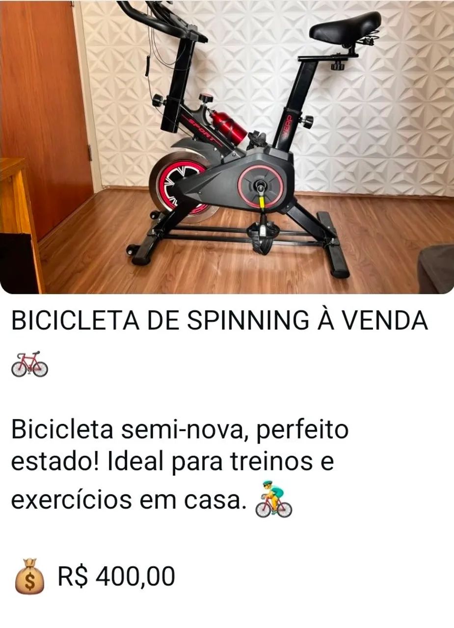 Bicicleta ergometrica para exercícios 