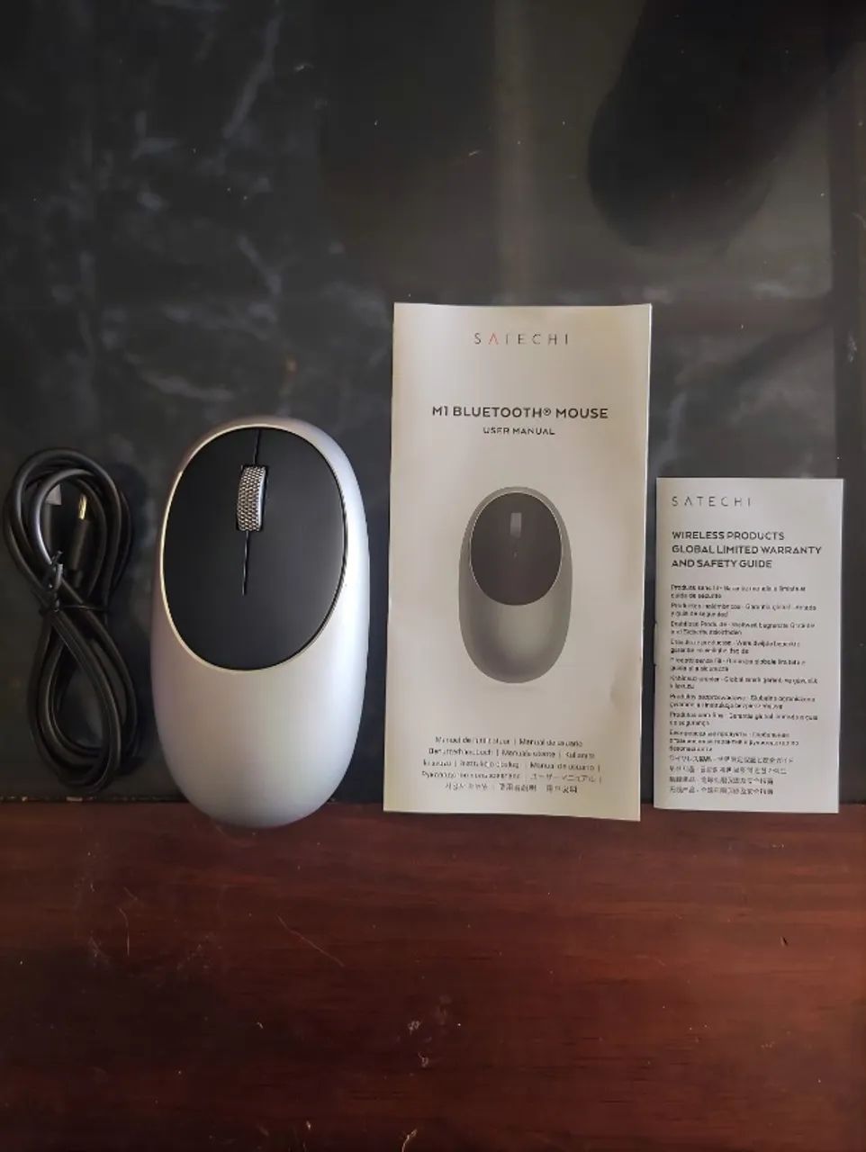 Mouse Sem Fio Recarregável Satechi M1 Bluetooth Usb-c - Foto 2