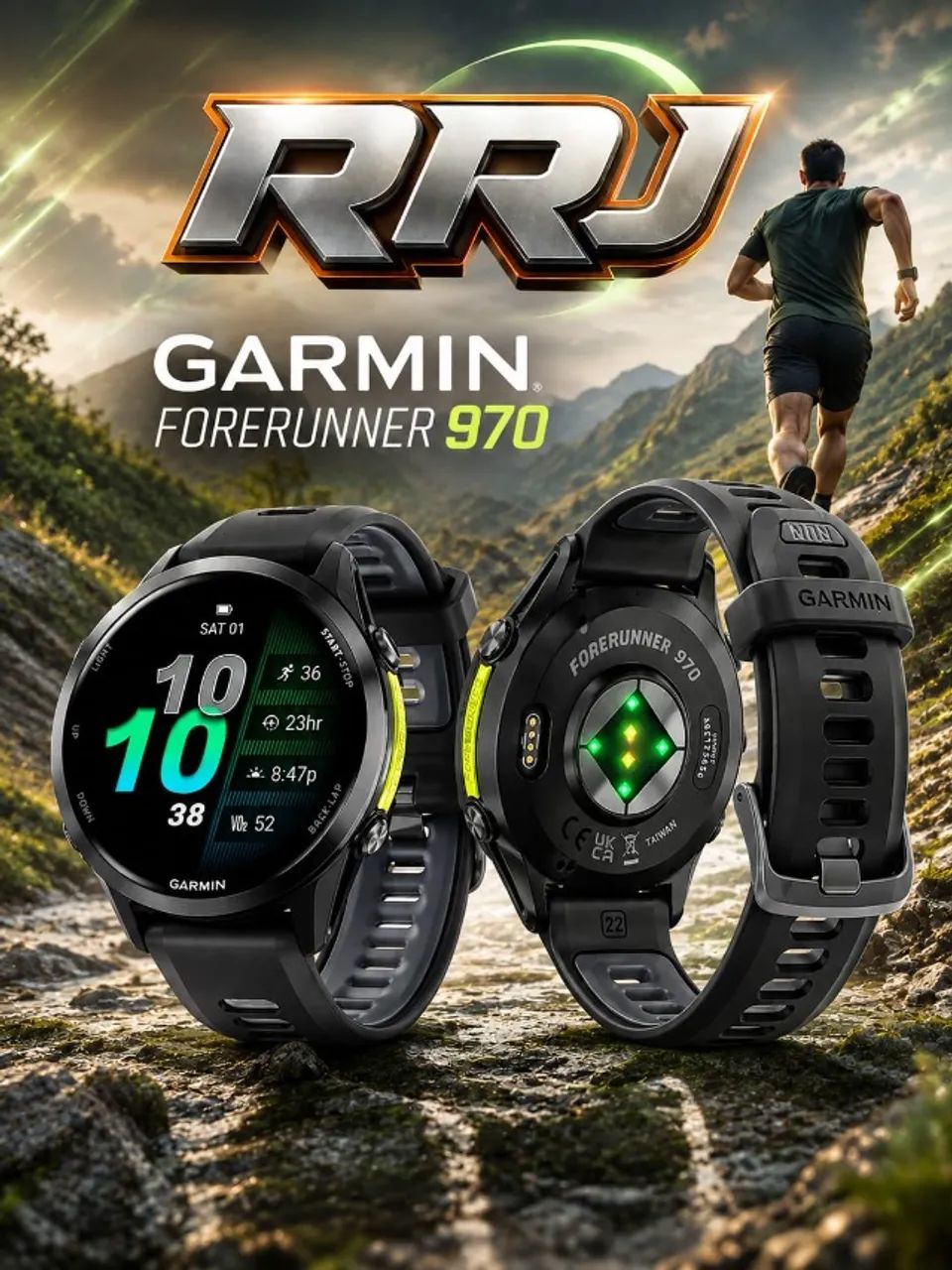 Garmin Forerunner 970 47mm Amoled Touch - Foto 4