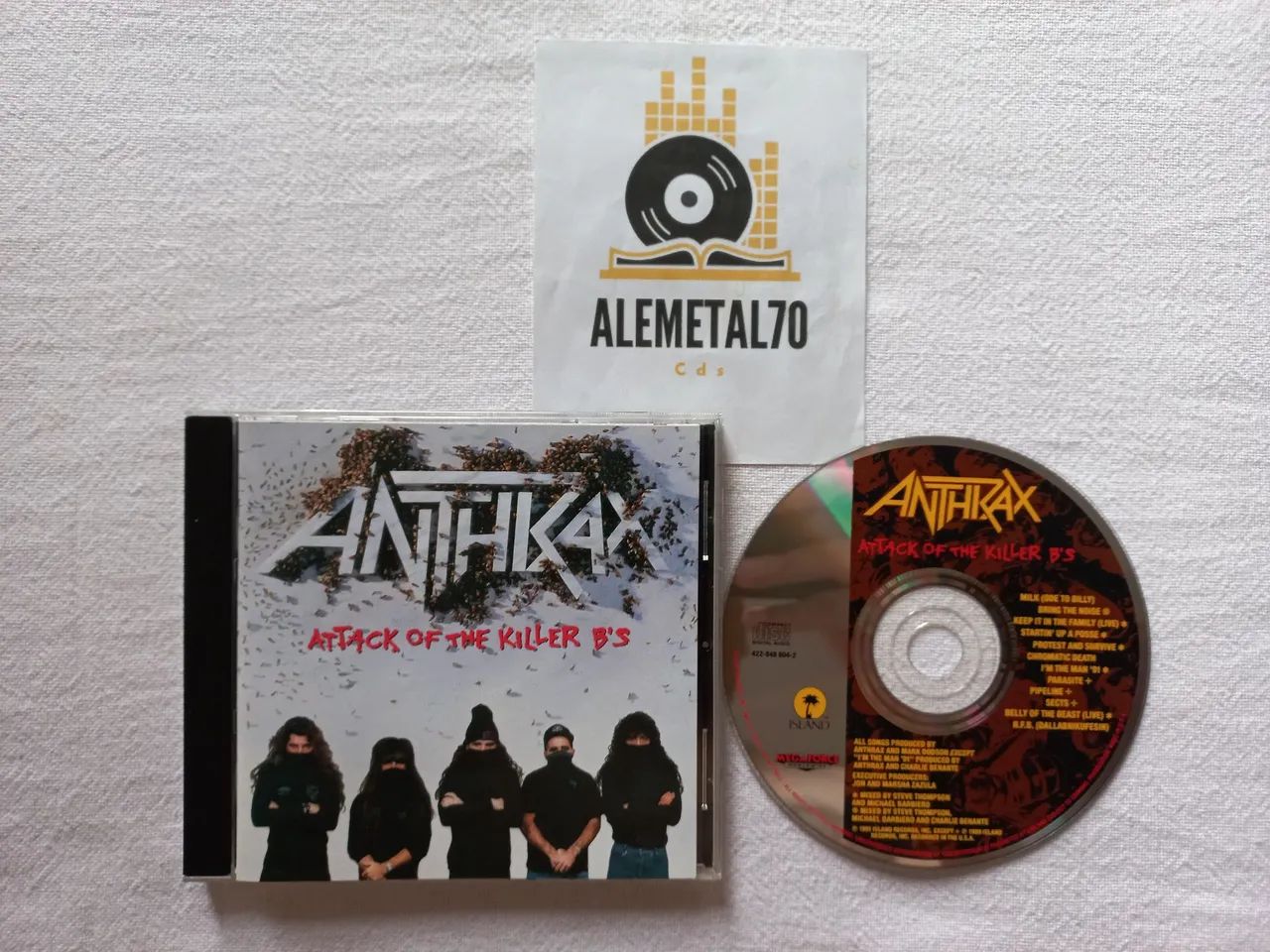 Cd Anthrax - Attack of the Killer B's - CDs, DVDs etc - Conjunto