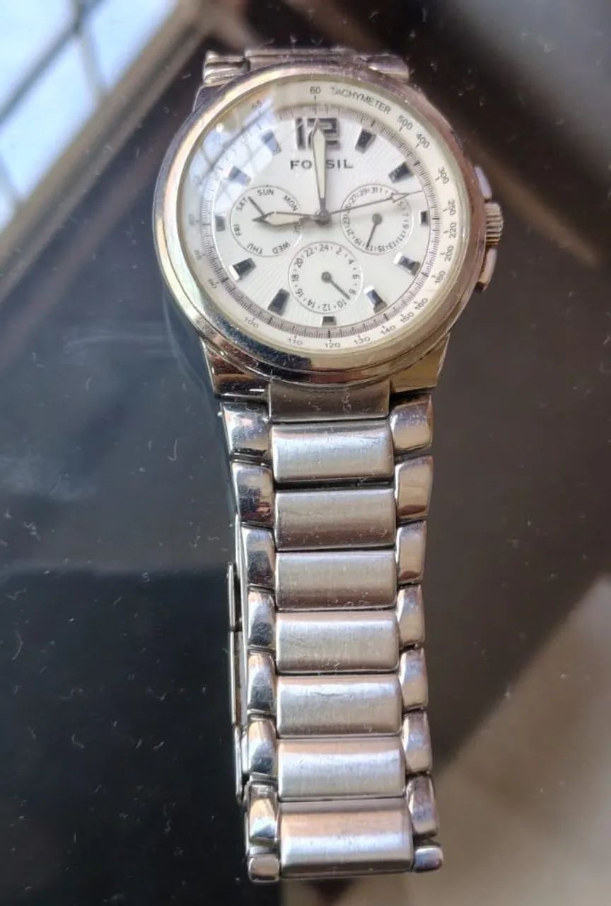 Fossil Arkitekt FS-4121 Original - Aço Inox - Foto 2