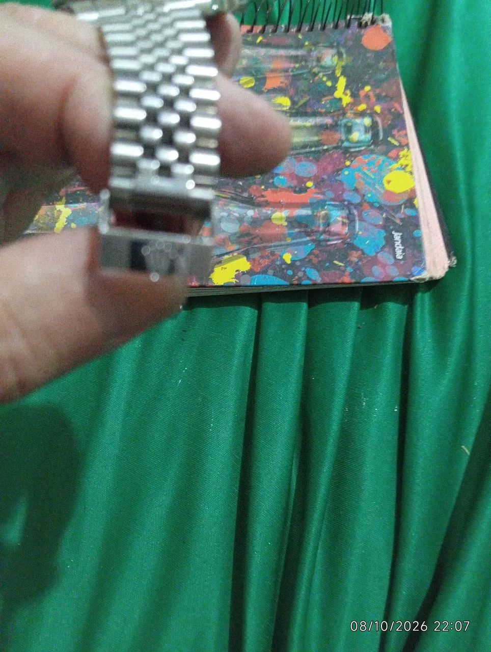 VENDO RELÓGIO SEMI NOVO AUTOMÁTICO DE AÇO PIVÔ DE ROSCA - Foto 3