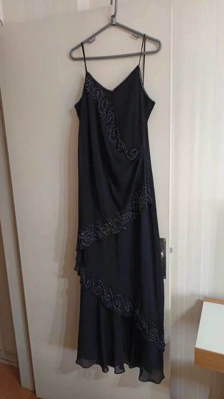 Vestido de festa preto M