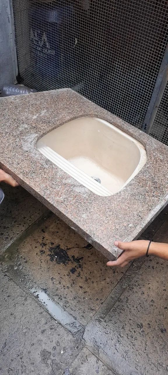 Tanque de lavar roupas com balcão em mármore  - Foto 4