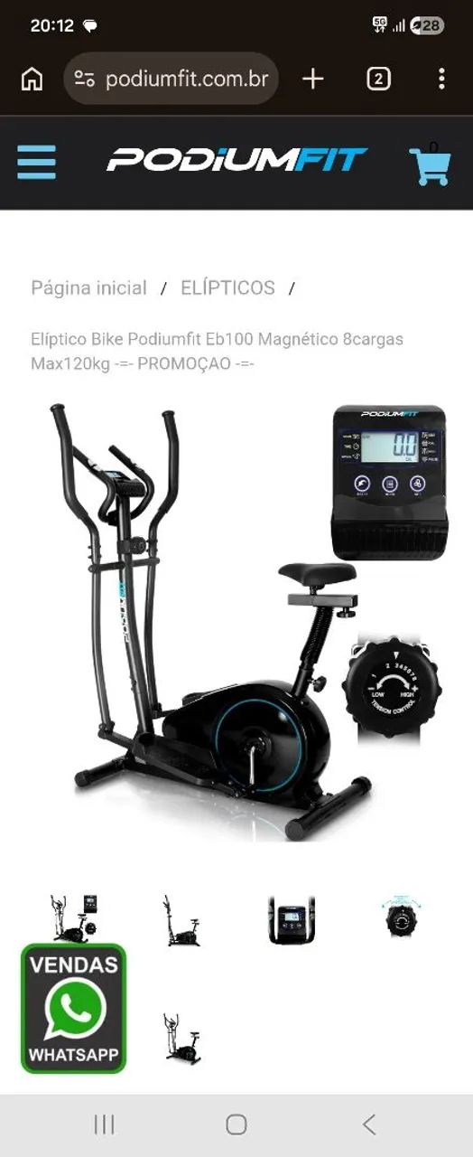VENDO ELÍPTICO PODIUM FIT - Foto 2
