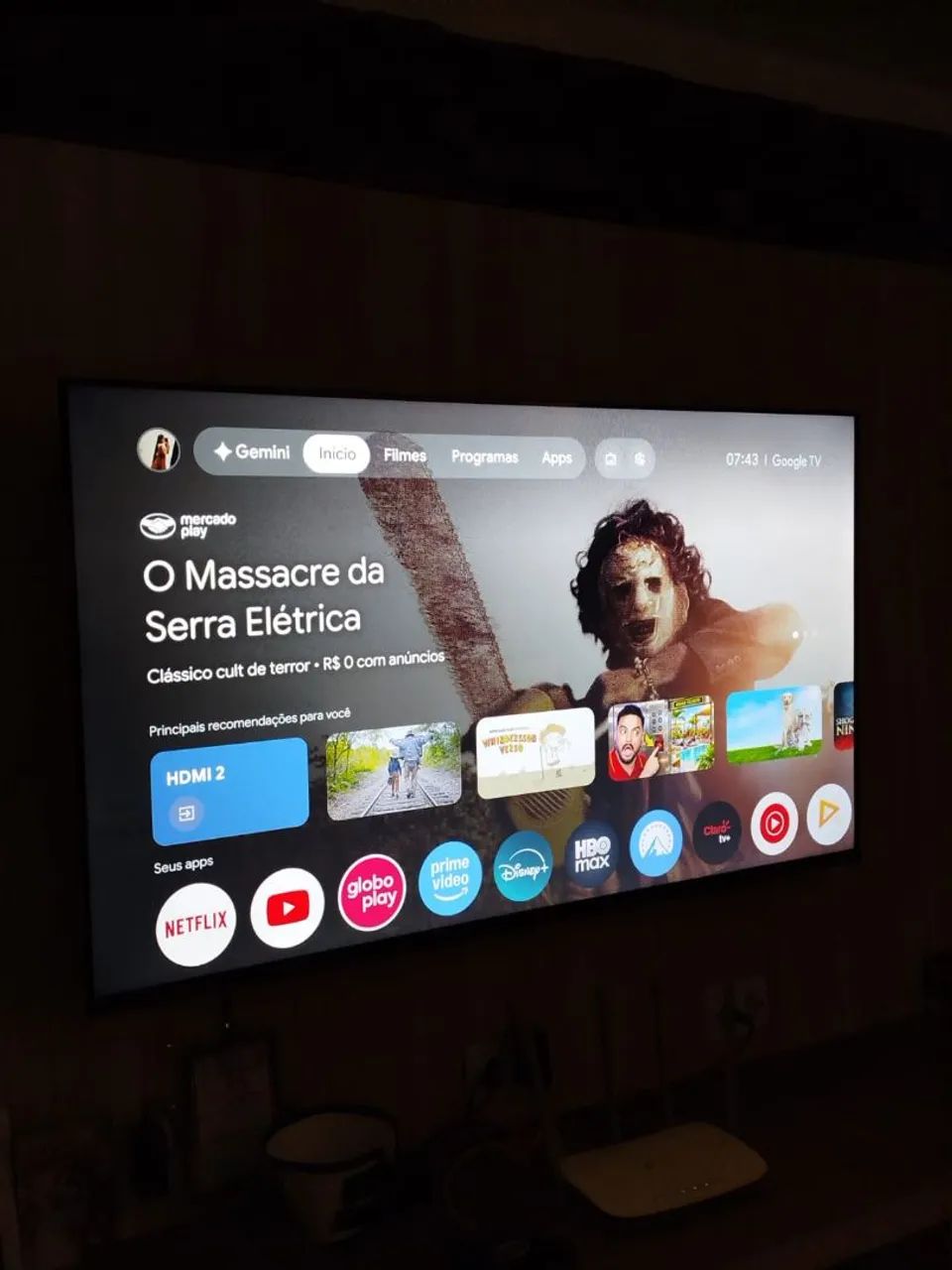 Televisão 55 polegadas a venda( somente 10 meses de uso) - Foto 2