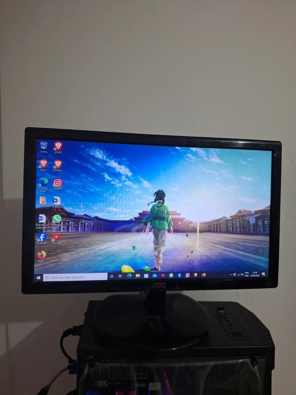 Monitor 19 com cabos ótimo funcionamento - Foto 4