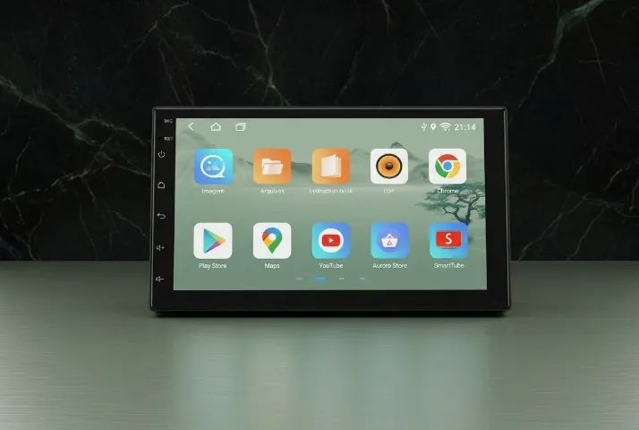 Multimídia 2DIN 7 pol Android 3GB RAM 32GB CarPlay Android Auto
