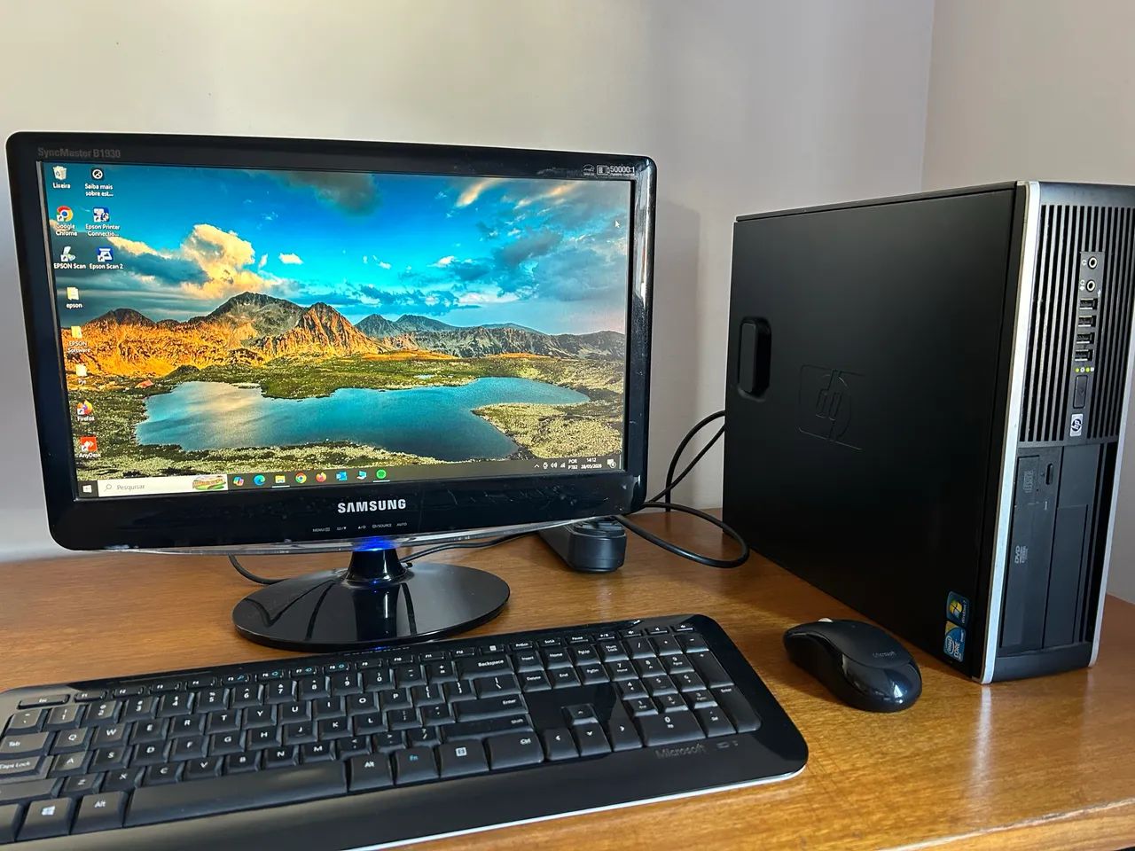 Computador completo com monitor teclado e mouse e SSD de 250 - Foto 2