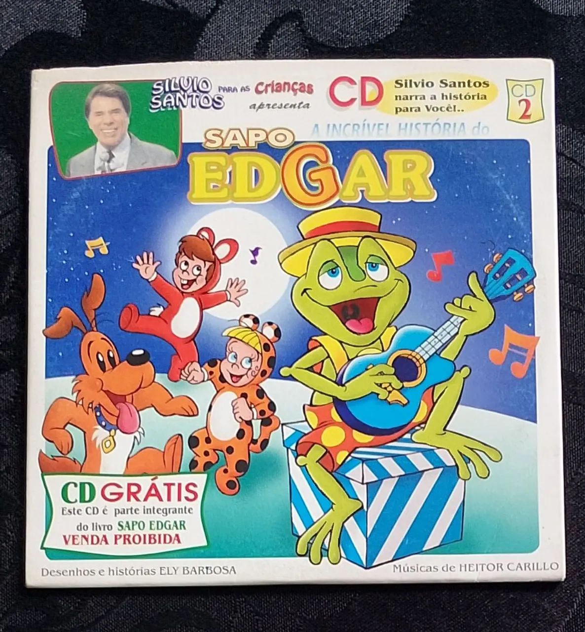 Cd história Silvio santos sapo Edgar 