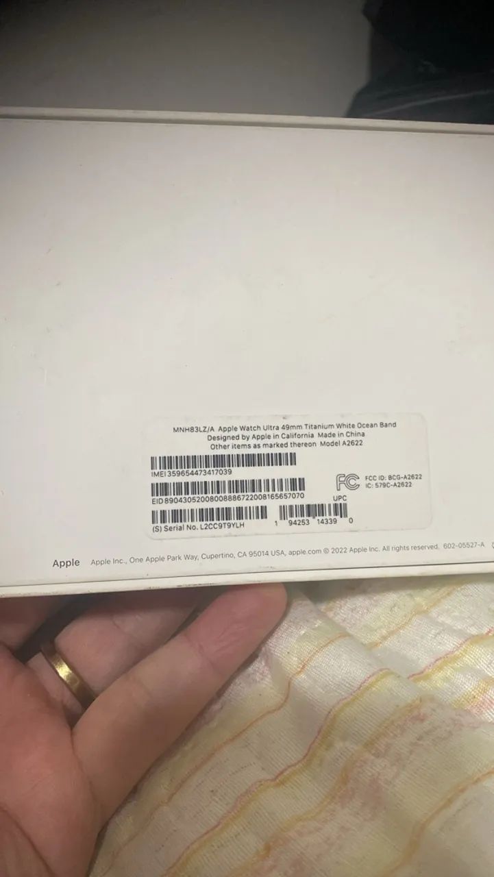 Apple Watch Ultra c caixa e 3 pulseiras  - Foto 4
