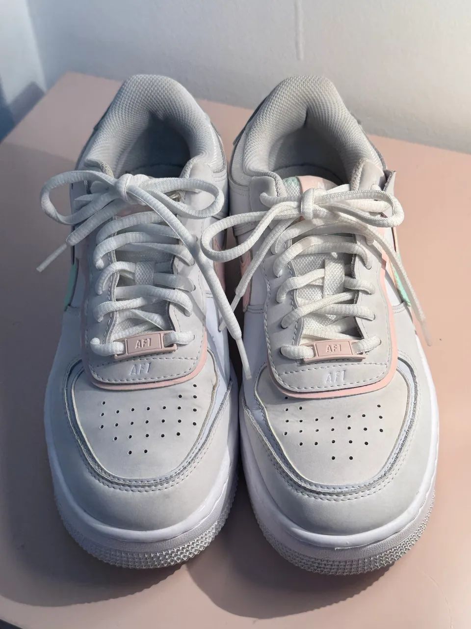 Tênis Nike Air Force 1 Shadow White Atmosphere Mint - Foto 3