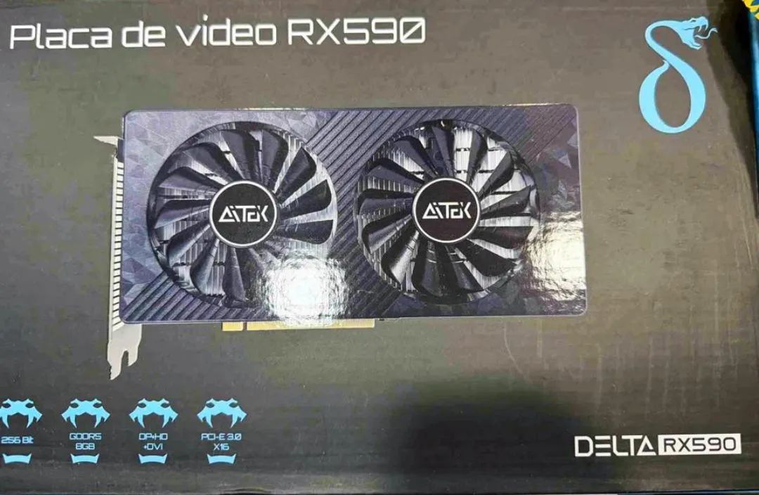 Placa de vídeo RX 590 8G - Foto 2