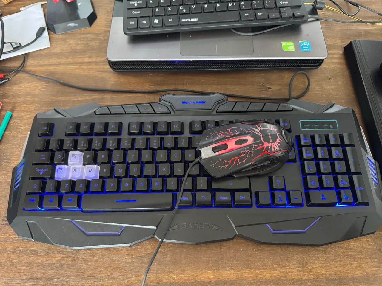 Teclado + Mouse Gamer Multilaser Lightning TC195 - Foto 2