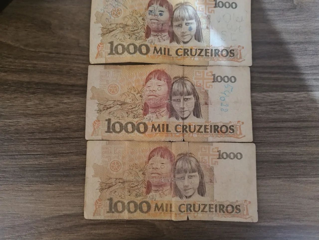 Notas de mil Cruzeiros  - Foto 3