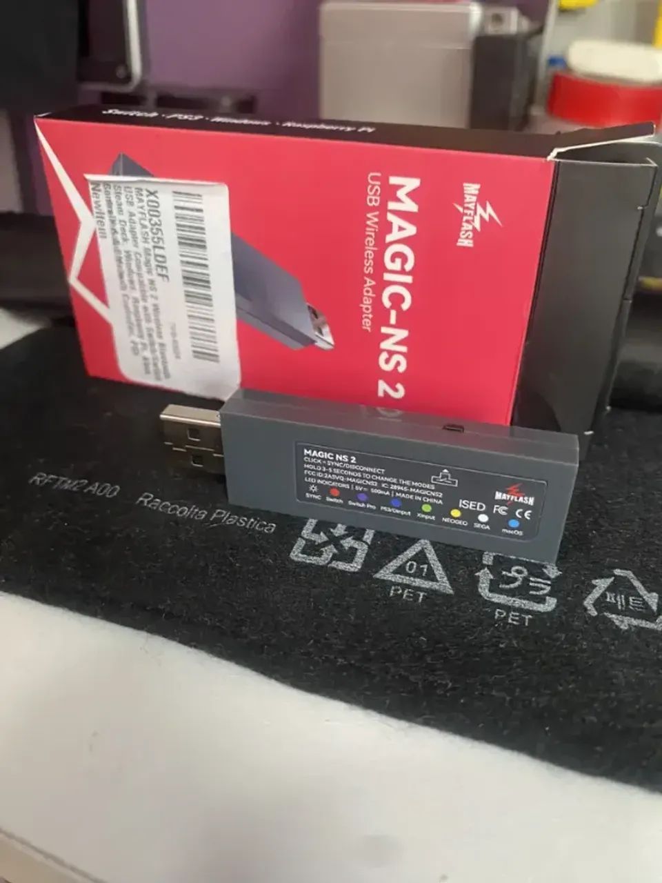 Adaptador Bluetooth Mayflash Magic-NS 2 - Conecta Controles em Switch / PS3 / PC - Foto 4