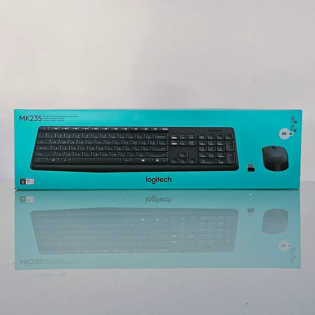 Kit Teclado Mouse Sem fio Logitech 