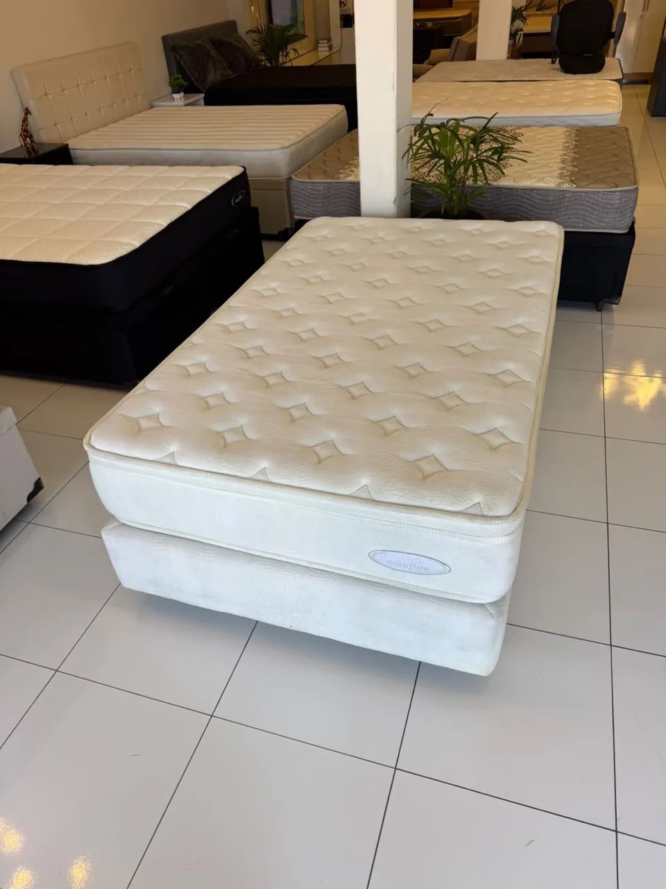 Cama de Viúva MAXFLEX SEMINOVA - ENTREGO  - Foto 3