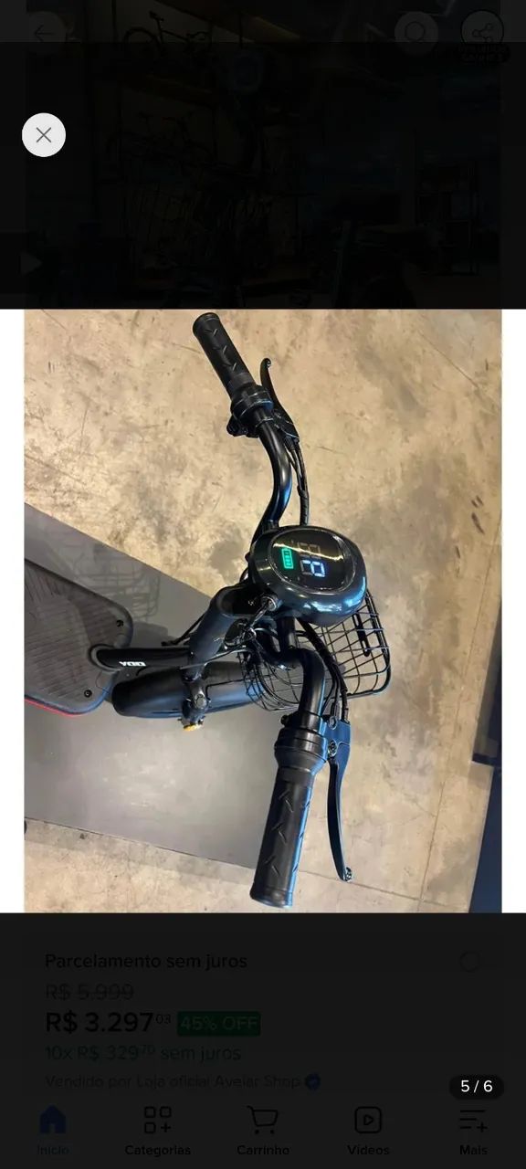 Bicicleta elétrica 
