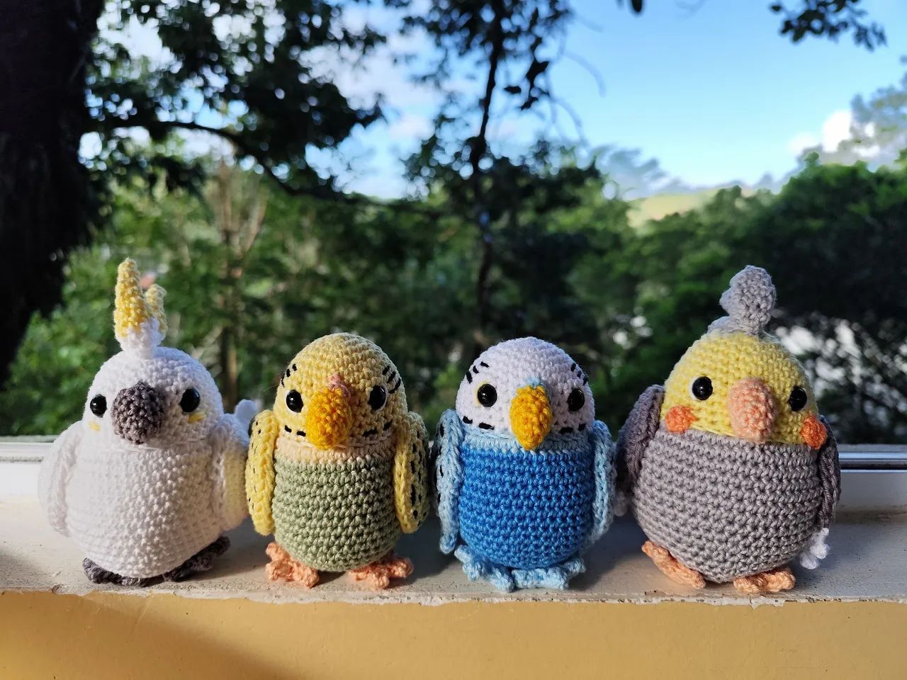 Pássaros Bird Amigurumi 