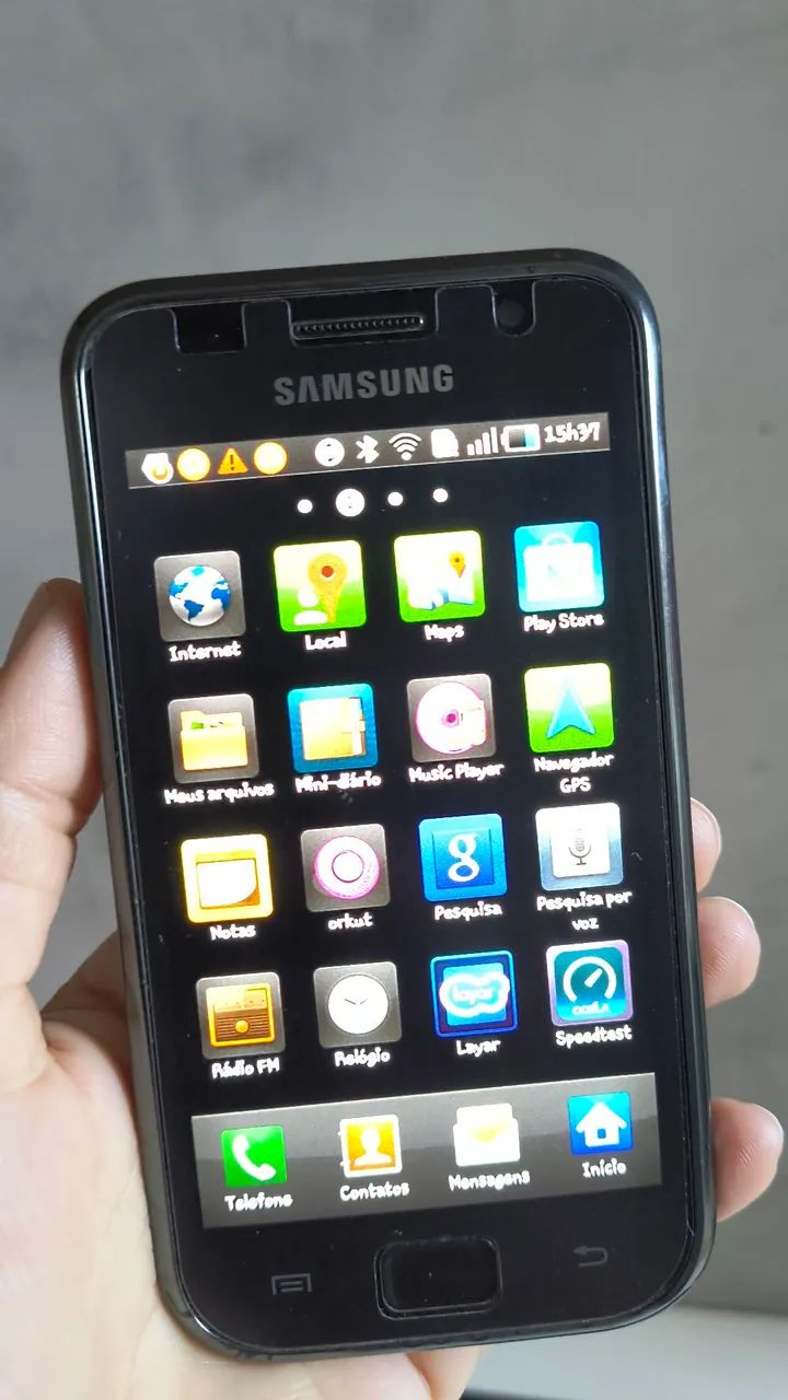 Relíquia Celular Samsung Galaxy S Perfeito estado de uso - Foto 3