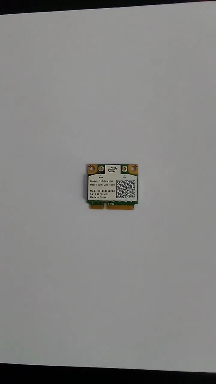 PLACA DE REDE WIFI PARA NOTEBOOK.