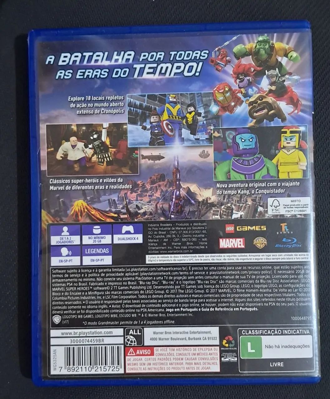 Jogo Lego Marvel Super Heroes PS4 - Foto 2