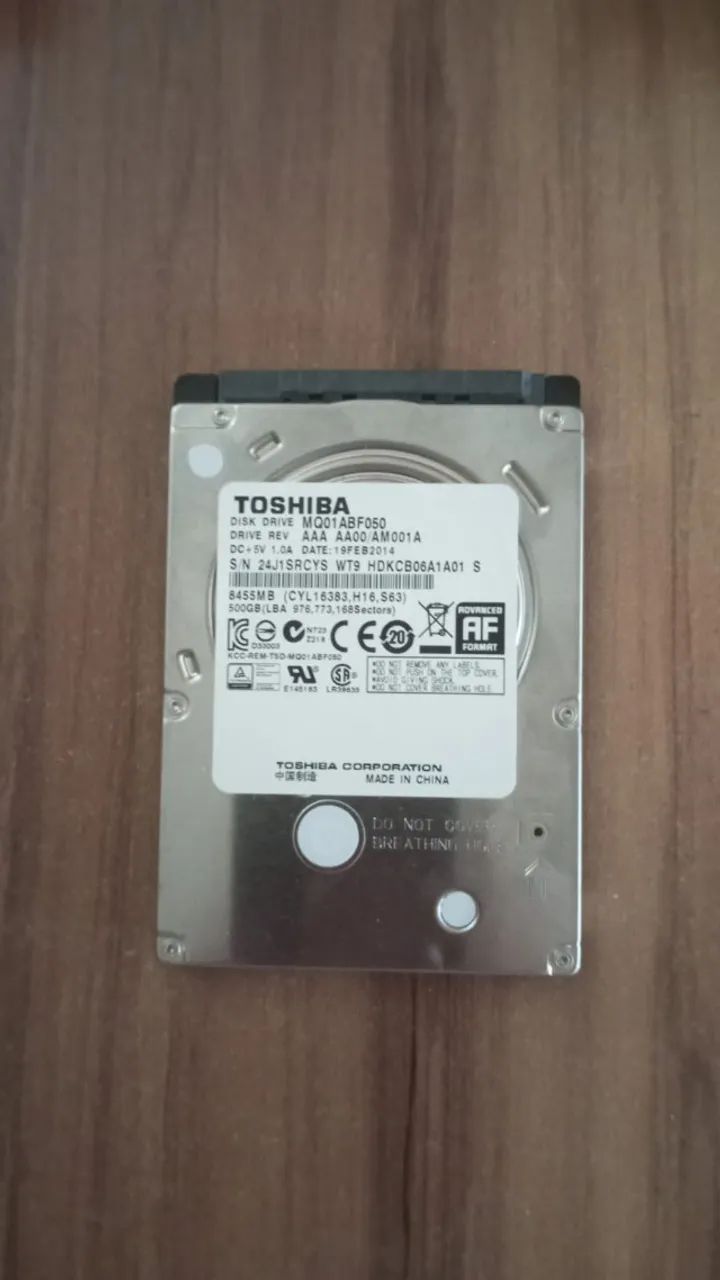2 hds 500gb 2,5 polegadas