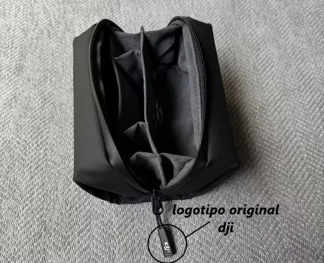 1 Bolsa Preta de Mão Bag Genuína Estojo Original Compatível com Dji Osmo Pocket 1,2,3&4 - Foto 6
