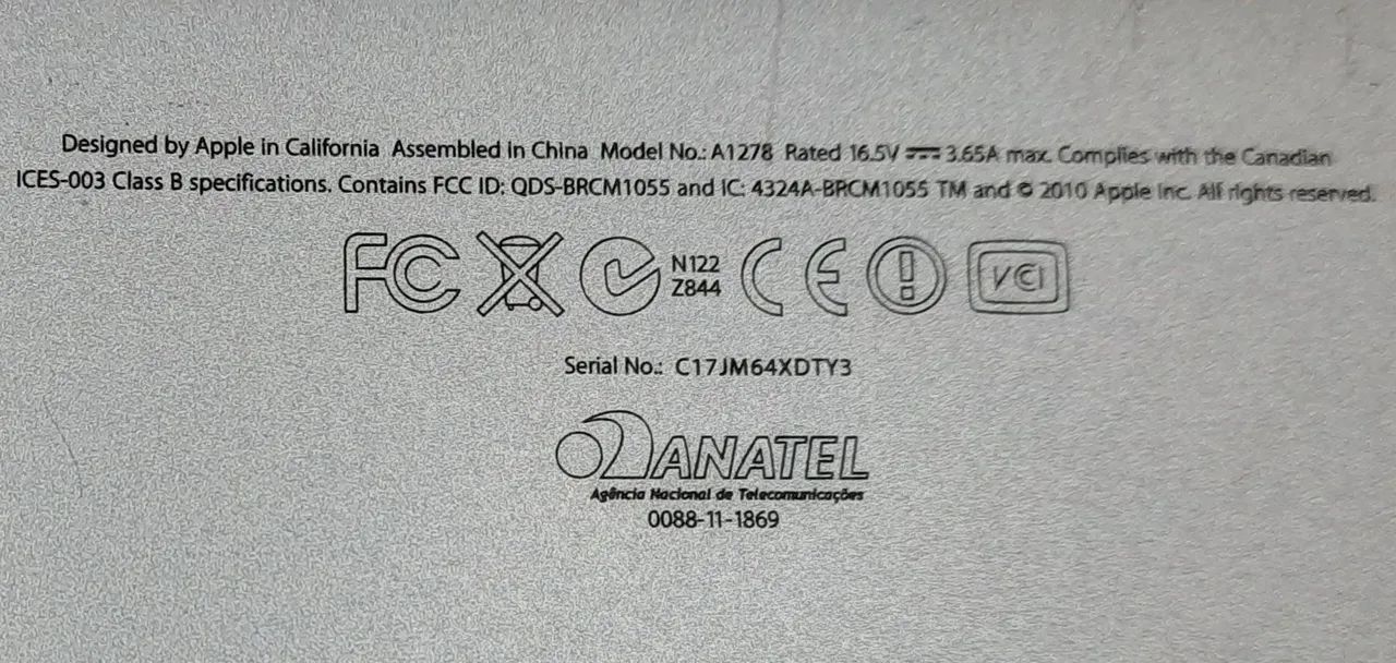 MACBOOK PRO A1278 (2012) LEIA A DESCRIÇÃO - Notebooks - Jardim