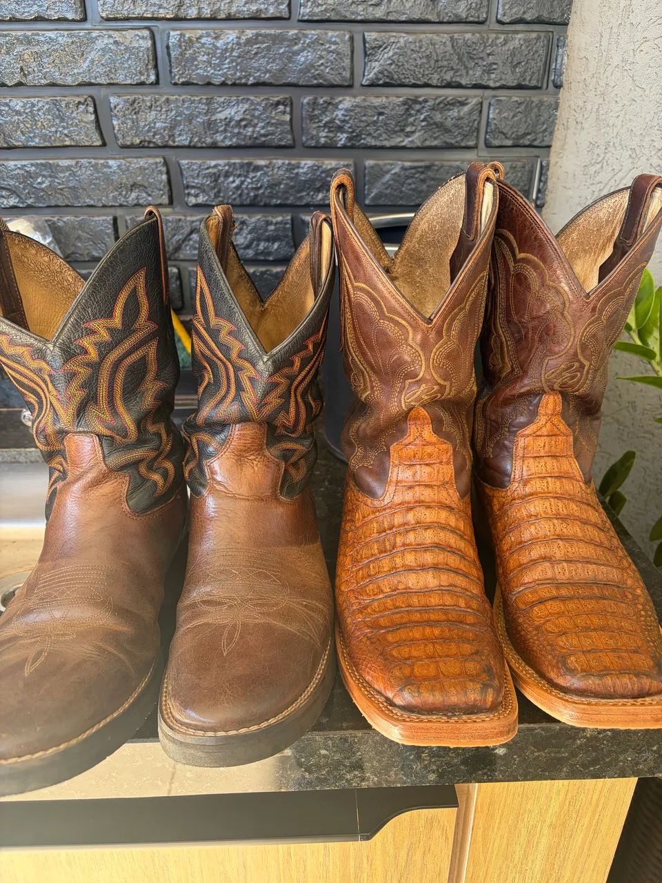 Botas à venda 