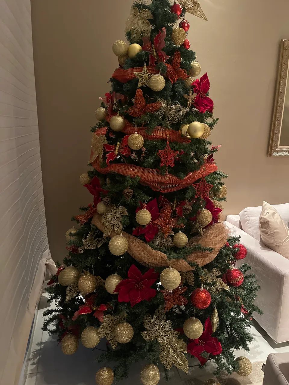 Árvore de Natal 2,40m decorada - Foto 4